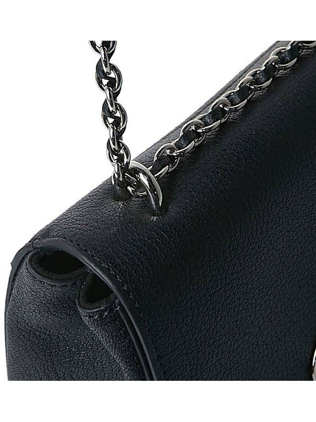 Lily Small Goat Leather Shoulder Bag Black - MULBERRY - BALAAN 10