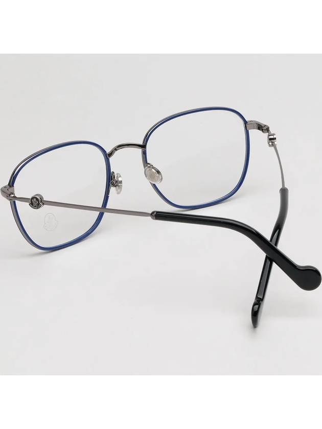 Glasses frame ML5108 008 square blue windsor rim - MONCLER - BALAAN 4