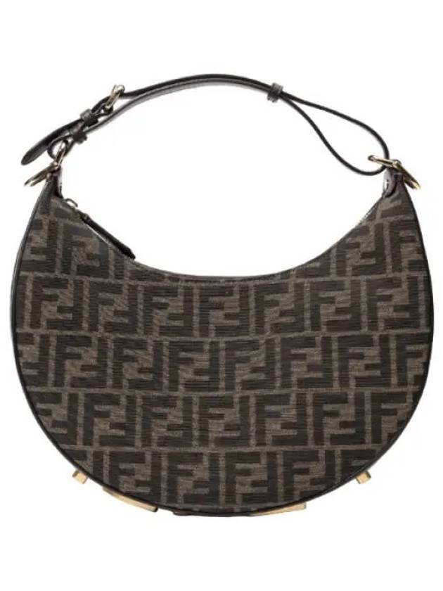 Graffiti Small Fabric Hobo Bag Women s Shoulder - FENDI - BALAAN 1