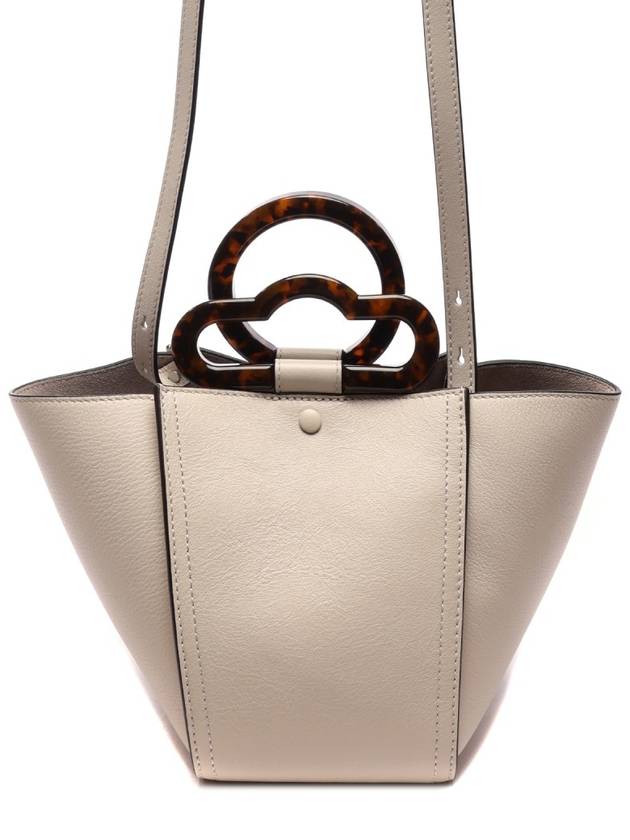 Silky Mini Riders Calf Leather Tote Bag Beige - MULBERRY - BALAAN 3