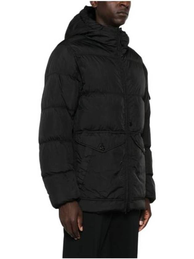 Crinkle Reps Re-Nylon Down Padding Black - STONE ISLAND - BALAAN 4