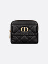 CARO LAVENDER Wallet Black S5177UWHC M900 - DIOR - BALAAN 1