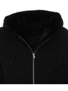 Classic Bunny Zip Up Hoodie Black Lining Black - MOOSE KNUCKLES - BALAAN 5