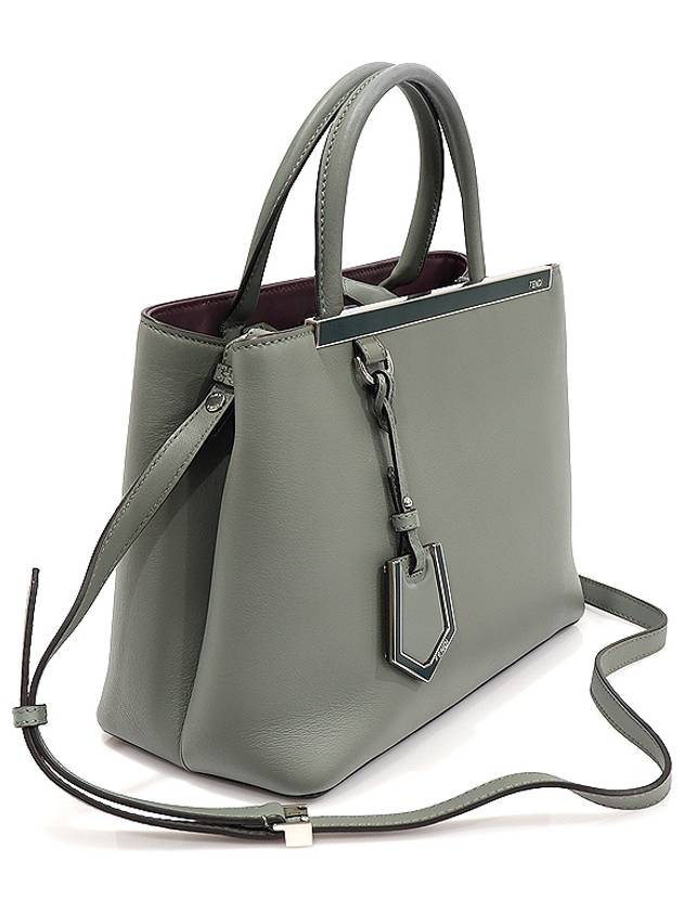 8BH253 Gray Calfskin Toujour Small 2WAY - FENDI - BALAAN 3