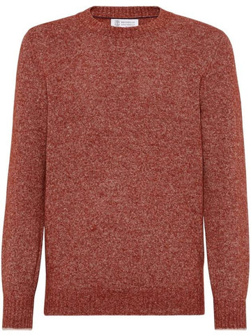 Brunello Cucinelli Sweaters Coral Red - BRUNELLO CUCINELLI - BALAAN 1