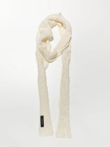 Hairly Knit Muffler Scarf_Ivory - KOOKEESEE - BALAAN 1