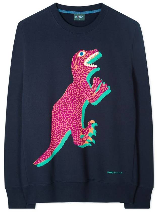 Dino Print Sweatshirt Navy - PAUL SMITH - BALAAN 1