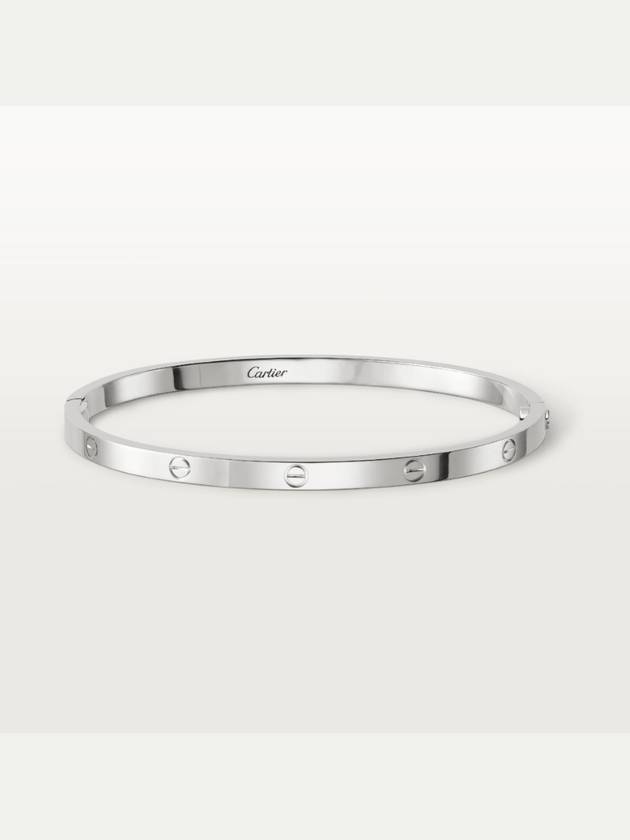 Love Bracelet White Gold Silver - CARTIER - BALAAN 3