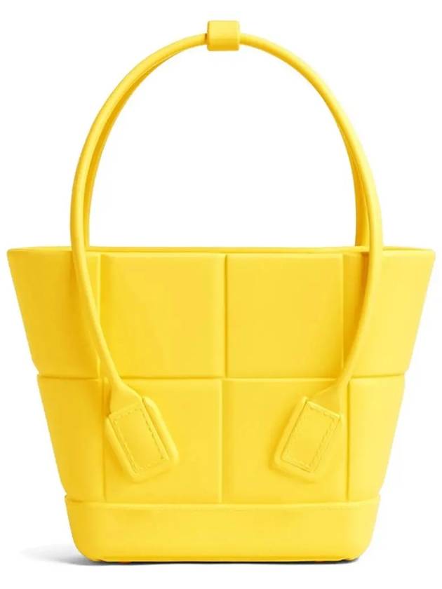 Arco Mini Rubber Tote Bag Lemon - BOTTEGA VENETA - BALAAN 2