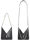 Mini Cut Out Box Chain Shoulder Bag Black - GIVENCHY - BALAAN 8