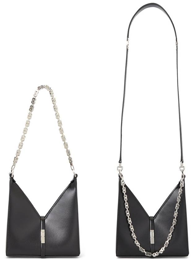 Mini Cut Out Box Chain Shoulder Bag Black - GIVENCHY - BALAAN 8