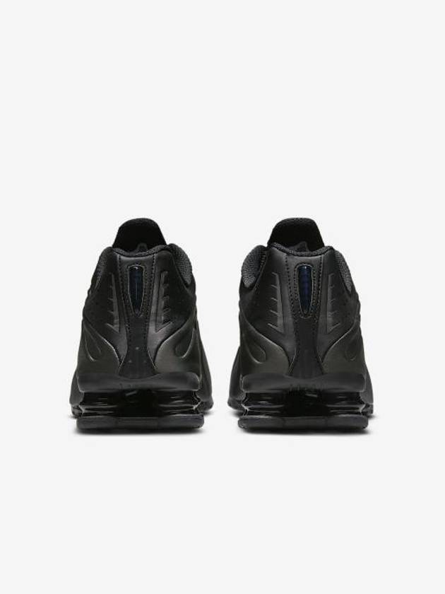 Shox R4 Lace-Up Low Top Sneakers Black - NIKE - BALAAN 4