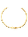 Triomphe Asymmetric Cuff Brass Bracelet Gold - CELINE - BALAAN 5