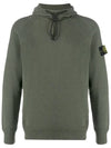 Waffen Hooded Knit Top Khaki - STONE ISLAND - BALAAN 3