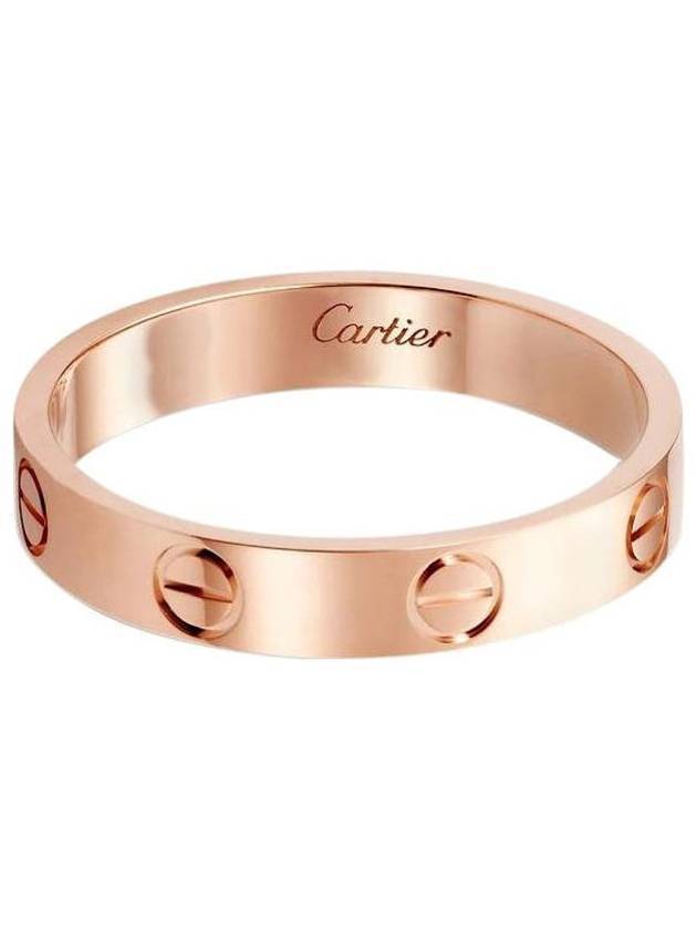 Love Wedding Band Ring Pink Gold - CARTIER - BALAAN 1