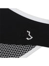 Ribbon Decoration Visor 8733LZSPBLACK - BLACK&WHITE - BALAAN 4