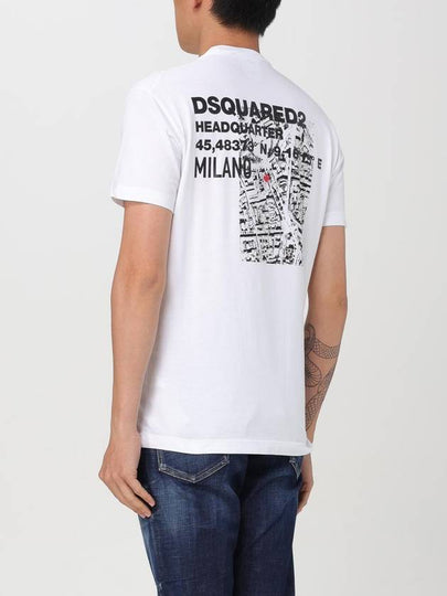 T-shirt Dsquared2 con stampa posteriore - DSQUARED2 - BALAAN 2