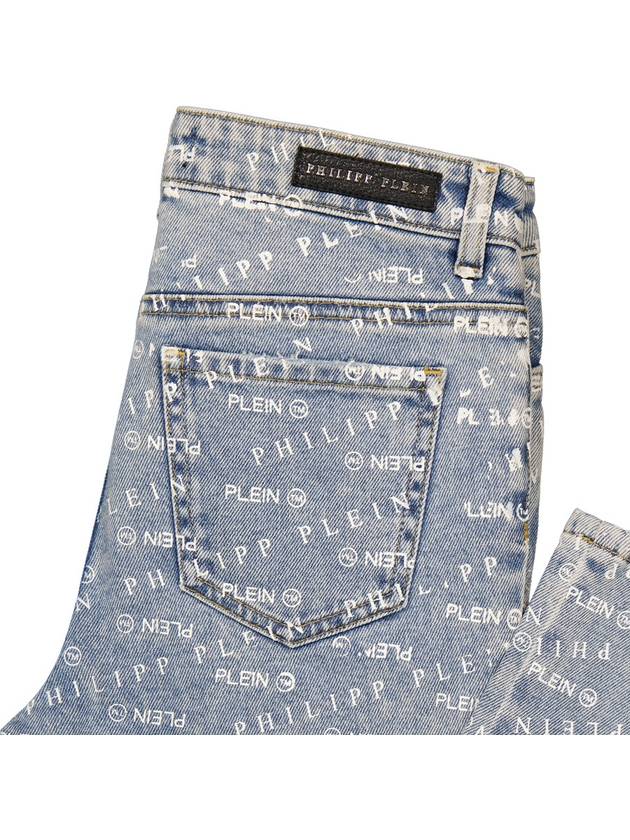 Philipp Plein Miss Slim Fit All Over PP, Waist Size 25" - PHILIPP PLEIN - BALAAN 3