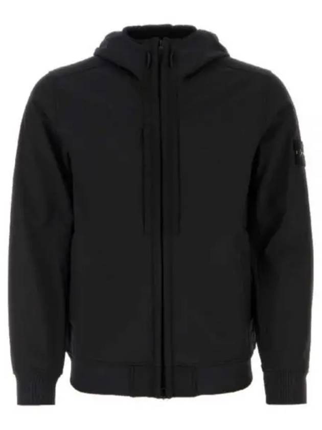 Soft Shell RE Dye Technology Hooded Jacket Black - STONE ISLAND - BALAAN 2