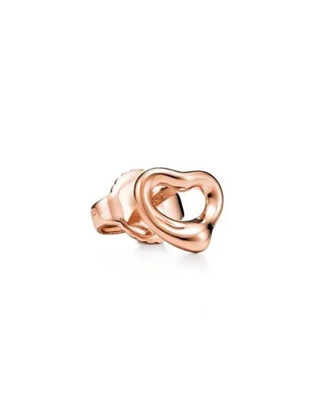 Elsa Peretti Open Heart Earrings Rose Gold - TIFFANY & CO. - BALAAN 3