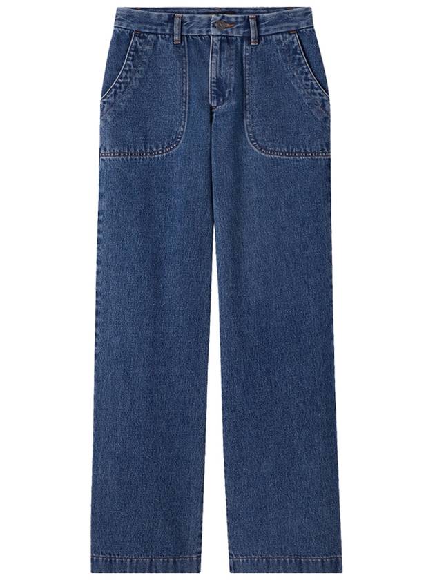 High Waist Flare Jeans Blue - A.P.C. - BALAAN 2