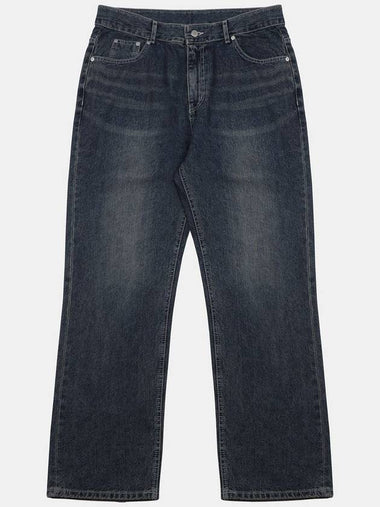 IKALOOK Semi wide washed indigo denim pants BJN109 - IKALOOOK - BALAAN 1