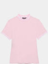 Women's Featherweight Mock Neck Golf Short Sleeve T-Shirt Blush - G/FORE - BALAAN 2