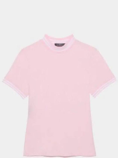 Women's Featherweight Mock Neck Golf Short Sleeve T-Shirt Blush - G/FORE - BALAAN 2