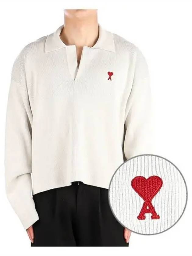 Men s heart logo knit 270606 - AMI - BALAAN 1