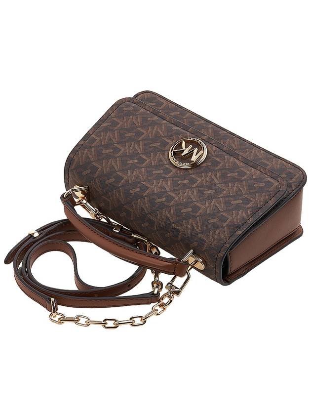 Delancey Monogram Cross Bag Dark Brown - MICHAEL KORS - BALAAN 5