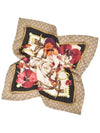 GUCCI Flower Print Silk Scarf Pink 508796 3G001 1070 - GUCCI - BALAAN