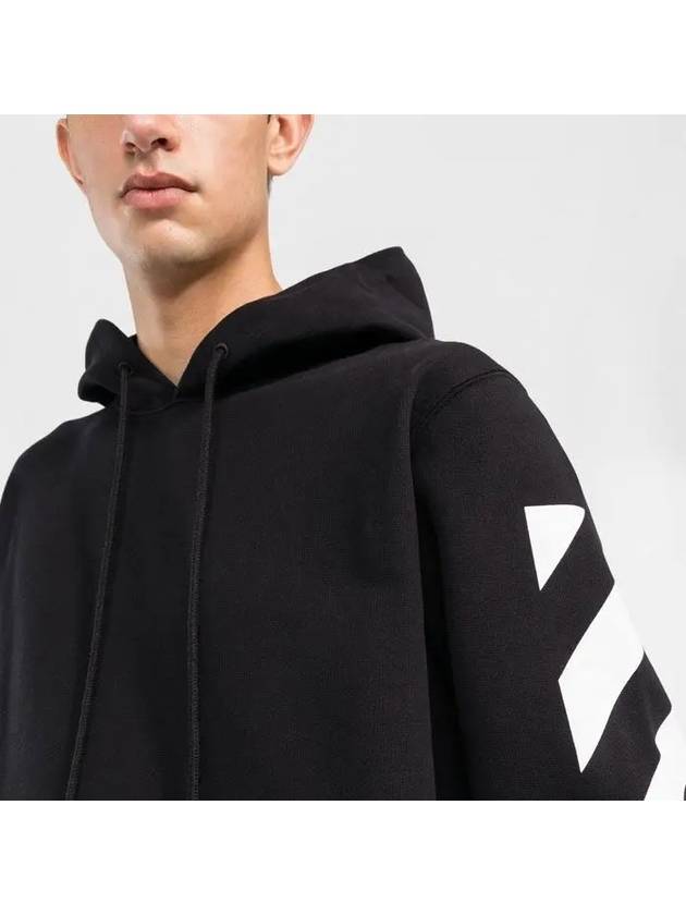 Diag Arrow Printing Hoodie Black - OFF WHITE - BALAAN 7