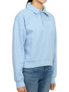 Print Cotton Long Sleeve PK Shirt Blue - SPORTY & RICH - BALAAN 4