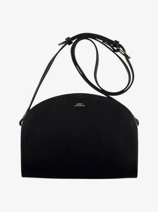 Demi Lune Half Moon Cross Bag Black - A.P.C. - BALAAN 2