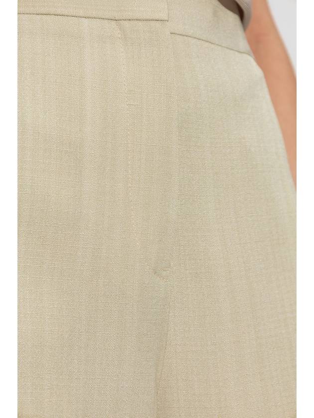 JIL SANDER Creased Trousers, Women's, Beige - JIL SANDER - BALAAN 5