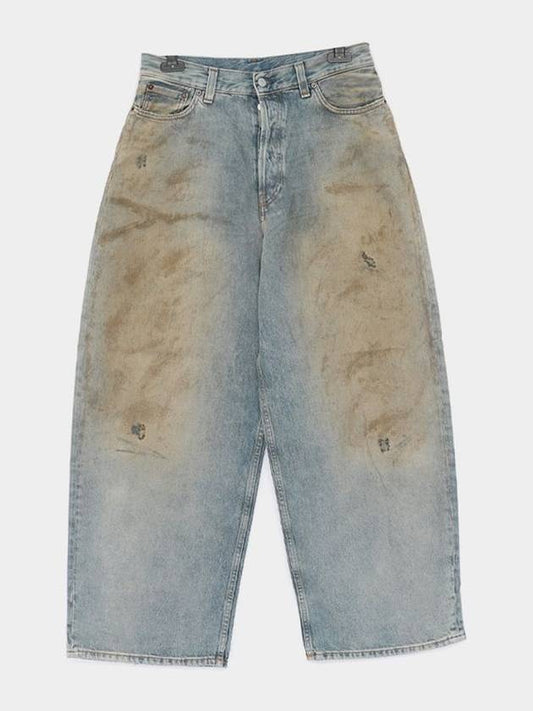 Distressed Super Wide Jeans Light Blue - ACNE STUDIOS - BALAAN 2