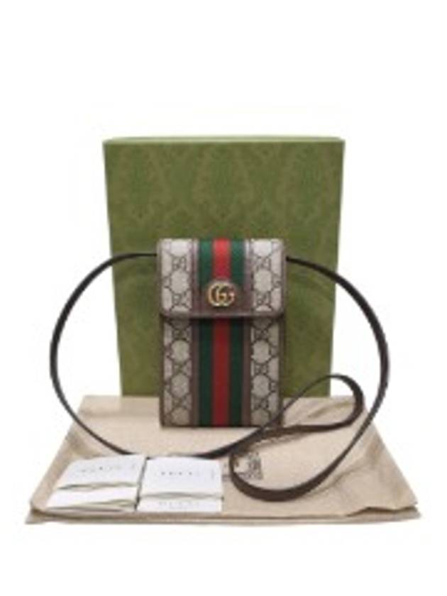 Women s 625757 GG Logo Supreme Canvas Ophidia Mini Flap Crossbody Bag - GUCCI - BALAAN 1