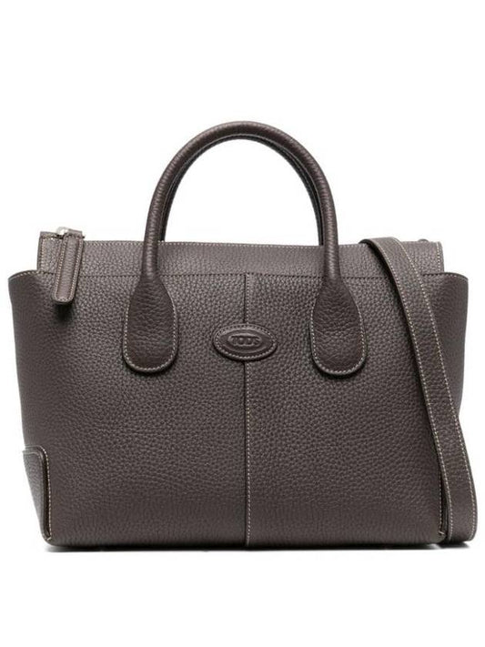 D Large Leather Tote Bag XBWDBSA0200WSS - TOD'S - BALAAN 1