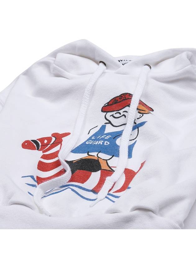 Wild Donkey Women s Life Guard Hooded Sweatshirt FC WHITE - WILD DONKEY - BALAAN 3