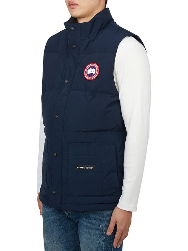 Freestyle Crew Vest Blue - CANADA GOOSE - BALAAN 4