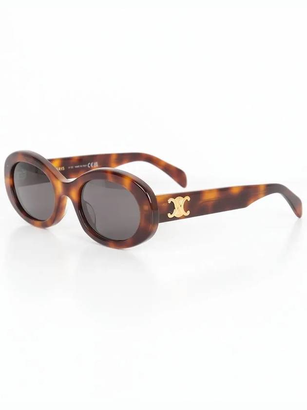 Eyewear Triomphe Acetate Sunglasses Blonde Havana - CELINE - BALAAN 4