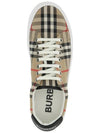 Vintage Check Cotton Low Top Sneakers Beige - BURBERRY - BALAAN 3