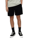 Wide wale cord shorts black - STUSSY - BALAAN 1