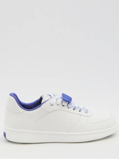 Leather Terrace Low-Top Sneakers White - BURBERRY - BALAAN 2