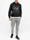 Opening Ceremony Men's Box Logo Slim Black Hoodie YMBB001F20FLE002 1002 - OPENING CEREMONY - BALAAN 4