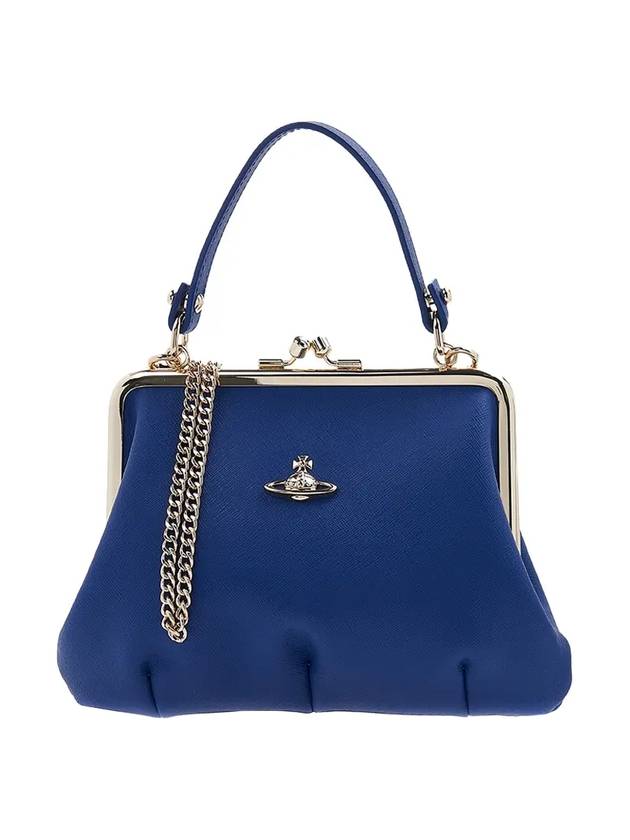 Granny Frame Tote Bag Blue - VIVIENNE WESTWOOD - BALAAN 1