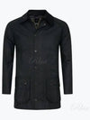 Men's Beaufort Wax Jacket Black - BARBOUR - BALAAN 2