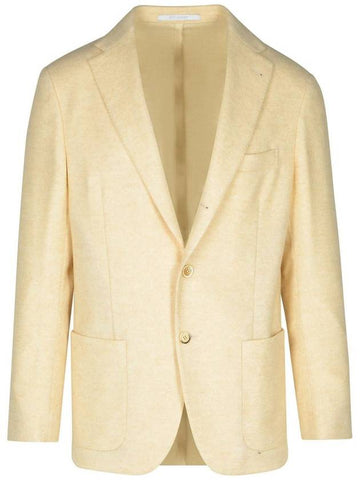 Eleventy Blazer In Cream Wool And Cashmere Blend - ELEVENTY MILANO - BALAAN 1