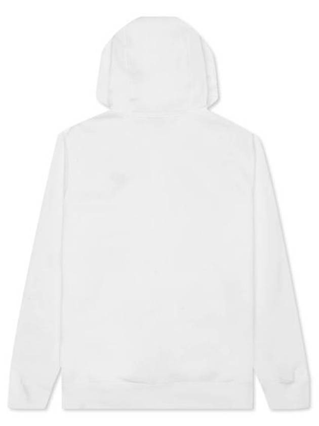 Club Fleece Zip Up Hoodie White - NIKE - BALAAN 3