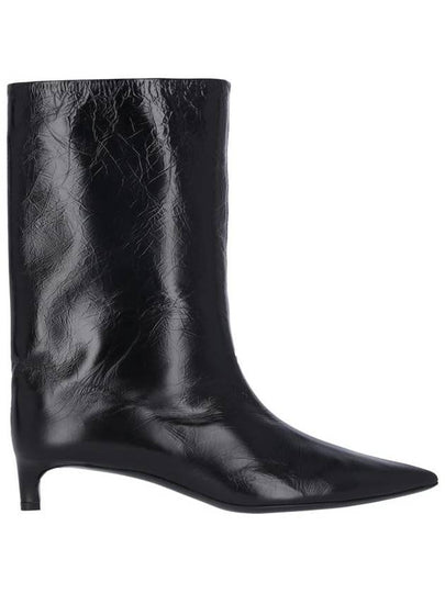 24 ss Ankle Boots in PATIENT Leather J15WU0015P6521001 B0271001683 - JIL SANDER - BALAAN 2